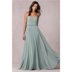 Jenny Yoo Inesse bridesmaid dress in Morning Mist